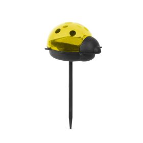 Solar kerti lámpa katicás sárga 15 cm