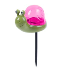 Solar kerti lámpa csiga pink