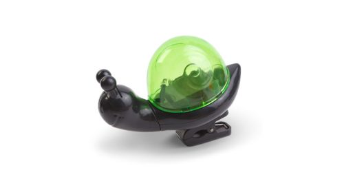 Solar kerti lámpa csiga-csipesszel zöld