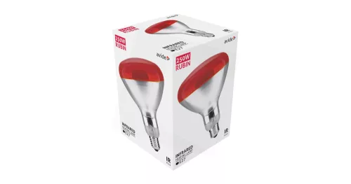 Infra Izzó 250 W Red E27 Avide