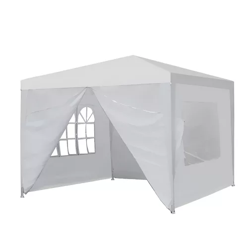 Sátor 3x3 m oldalfallal, fehér