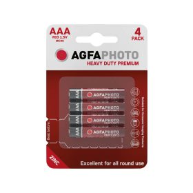 Elem AAA B4, féltartós mikro, AgfaPhoto Heavy Duty