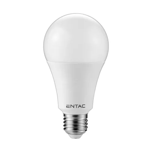 Izzó E27 18W WW 3000K melegfehér, Entac LED Globe
