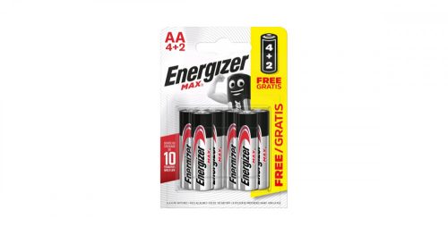 Elem mikro AAA Energizer MAX 4+2