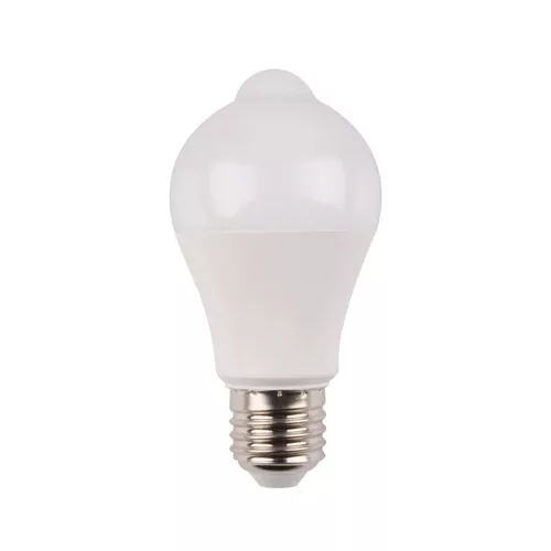 Izzó, Smart LED, Globe A60 8,8W NW 4000K PIR mozgásérzékelővel, Avide