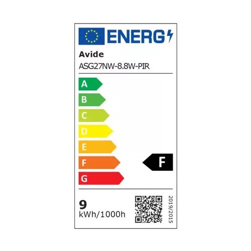 Izzó, Smart LED, Globe A60 8,8W NW 4000K PIR mozgásérzékelővel, Avide