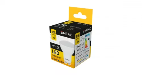 Izzó, Wide Angle GU10 4W NW 4000K, Entac LED Spot