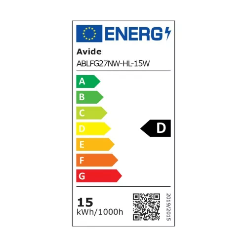 Izzó, LED Filament Globe 15W E27 A65 360° Nw 4000K High Lumen, Avide