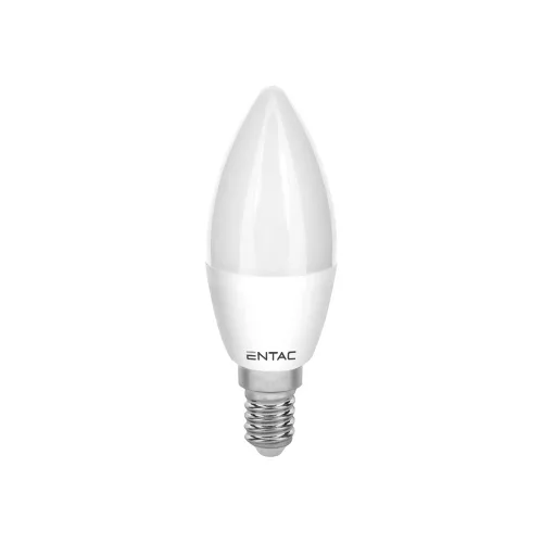 Izzó, gyertya E14 4W CW 6400K, Entac LED Candle