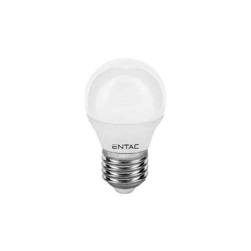 Izzó E27 6,5W NW 4000K, Entac LED Mini Globe