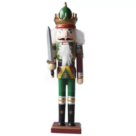 Diótörő, fa, karddal 30cm, Artezan