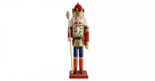 Diótörő, fa, koronával 30cm, Artezan