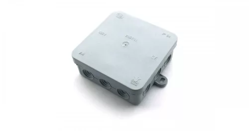 Kötődoboz 100 x 100 x 37 mm Szürke IP54
