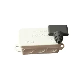 Kötődoboz 36x75mm Szürke IP54