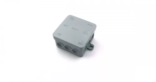 Kötődoboz 75 x 75 x 37 mm Szürke IP54
