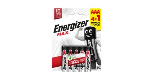 Elem AAA B4+1 alkáli mikro, Energizer Max