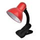 Asztali lámpa, csíptethető, piros, 60 W