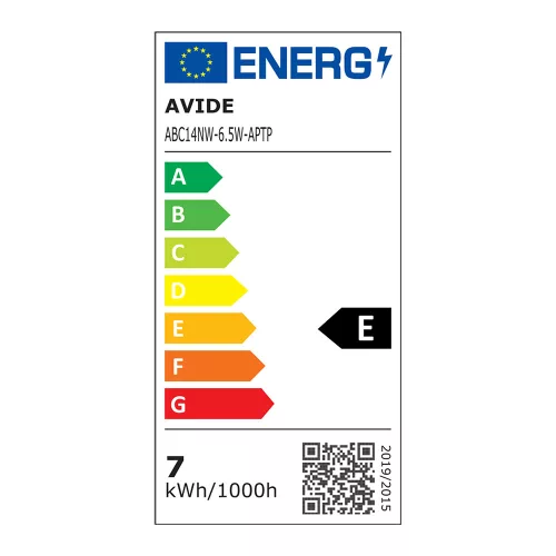 Izzó E14, Avide LED Candle Twin Pack 6.5W E14 NW 4000K