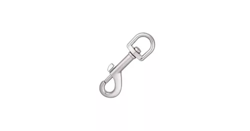 Karabiner forgó, rugós 65mm
