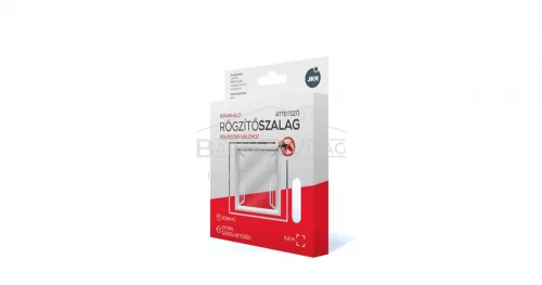 Szúnyogháló rögzítő szalag 5,6m x 9 mm átlátszó