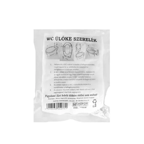 WC zsanér műanyag ülőkére