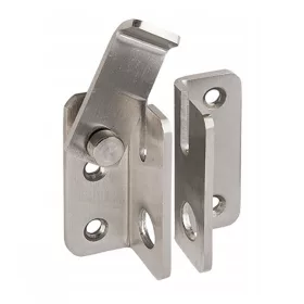 Ajtóretesz lakatolható 45 x 40 mm INOX
