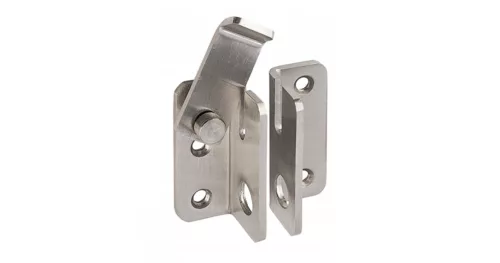 Ajtóretesz lakatolható 45 x 40 mm INOX