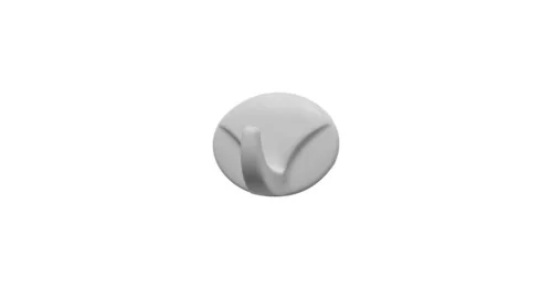 Fogas öntapadós műanyag ovális 25x32mm