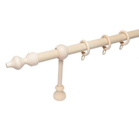 Karnis, fa, egysoros, 200 cm, natúr