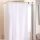 Zuhanyfüggöny tartó sarok 80 x 80 cm fehér