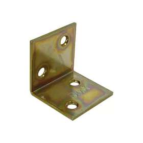 Szegletvas 30x30 mm széles sárga horgany