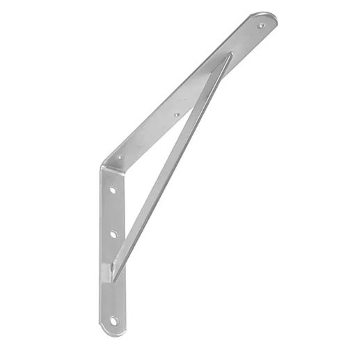 Polctartó konzol fém erősített 250 x 400 x 30 mm horganyzott