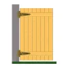 Csuklópánt "T" 100x30x65/1,8mm horganyzott