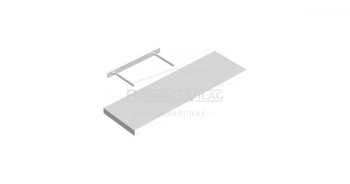 Lebegőpolc 79,5 x 23,5 cm fehér