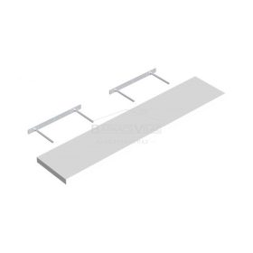 Lebegőpolc 118 x 23,5 cm fehér