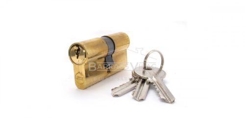 Zárbetét, 30/40 mm, 3 kulcsos, réz, JKH