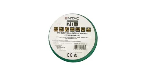 Szigetelőszalag 19 mm x 20 m zöld