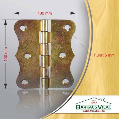 Zsanér, díszes 100mm