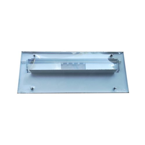 Levélbedobó oszlopra fém fehér