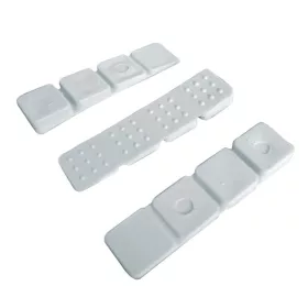 Bútorék műanyag 15x60mm fehér 5db/csomag
