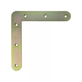 Ablakszegletvas 100x100 mm sárga horganyzott