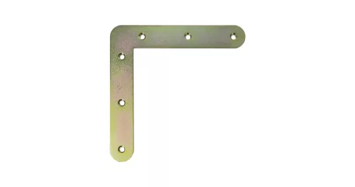 Ablakszegletvas 100x100 mm sárga horganyzott