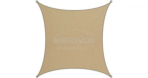 Napvitorla 5m homok négyzet