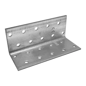 Sarokösszekötő lemez horganyzott, 40x40x100 mm perforált