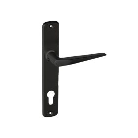 Ajtókilincs, portálcím 85mm cilinderes fekete