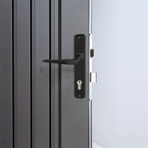 Ajtókilincs, portálcím 85mm cilinderes fekete