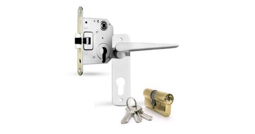 Lővérzár szettcím+betét fehér