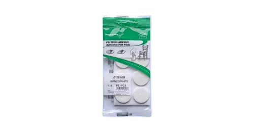 Csúsztatófilc öntapadós 28 mm fehér