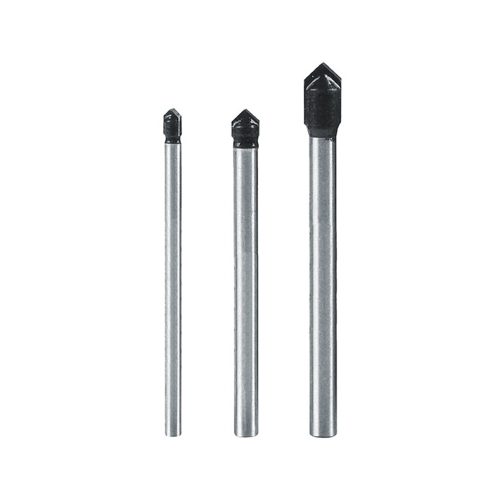 Üveg-és csempefúró készlet 3db 5,6,8 mm