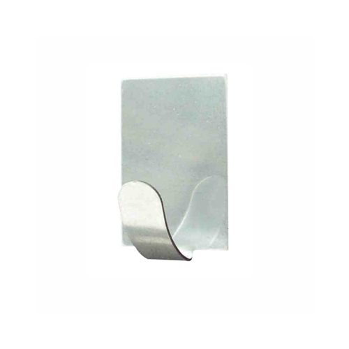 Fogas öntapadós INOX négyszög 19x28 mm